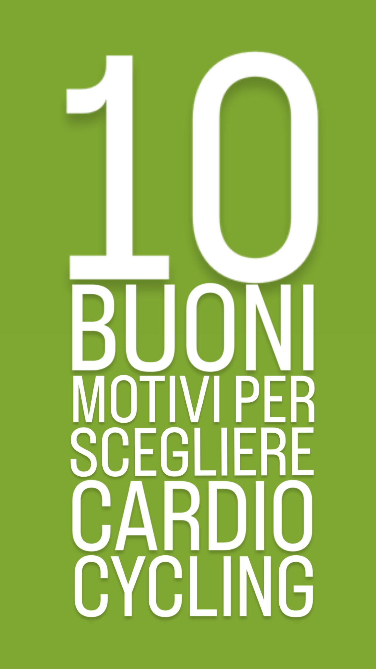 10 (buoni) Motivi Per Scegliere Cardio Cycling Cardio Cycling®